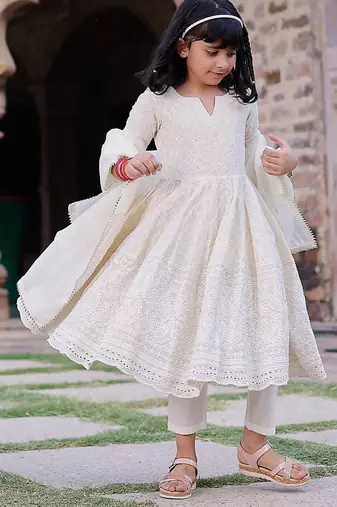 Molly Embroidered Cotton Suit Set