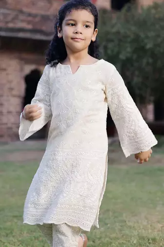 Molly Embroidered Cotton Suit Set