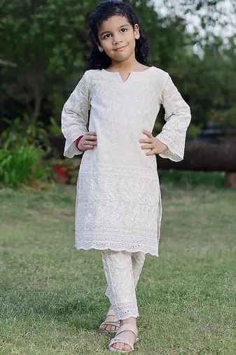 Molly Embroidered Cotton Suit Set
