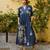 Viva trypan embroidery cotton dress