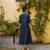 Viva trypan embroidery cotton dress