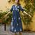 Viva trypan embroidery cotton dress