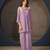 Albeli lilac premium full work co-ord set