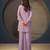 Albeli lilac premium full work co-ord set