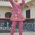 Darika cherry embroidery co-ord set