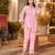 Iyana flamingo schiffli co-ord set