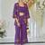 Aditri orchid full work fusion wear co-ord set