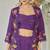 Aditri orchid full work fusion wear co-ord set
