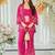 Aditri rose full work fusion wear co-ord set