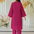 Aditri rose full work fusion wear co-ord set