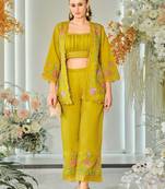 Aditri amber full work fusion wear co-ord set