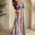 Pink Multi Party Wear Georgette Saree