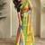 Lime Multi Party Wear Georgette Saree