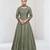 DESIGNER SILK WITH SEQUANCE WORK  ANARKALI SUIT