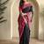 Black Dual Tone silk blend Saree