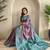 Purple Mauve Dual Tone silk blend Saree