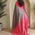 Steal Grey Dual Tone silk blend Saree