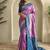 Lavender Dual Tone silk blend Saree