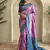 Lavender Dual Tone silk blend Saree