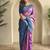 Lavender Dual Tone silk blend Saree