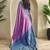 Lavender Dual Tone silk blend Saree