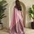 Pink Dual Tone silk blend Saree