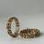 Gold plated kundan bangles