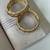Gold plated studded bangle