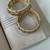 Gold plated studded bangle
