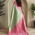 Pista Green Dual Tone silk blend Saree