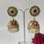 Gold plated multicolor earrings