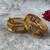 Gold plated studded bangle