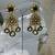 Gold plated Green Kundan necklace set