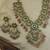 Gold plated multicolor necklace set