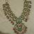 Gold plated multicolor necklace set