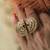 Gold plated Kundan ring