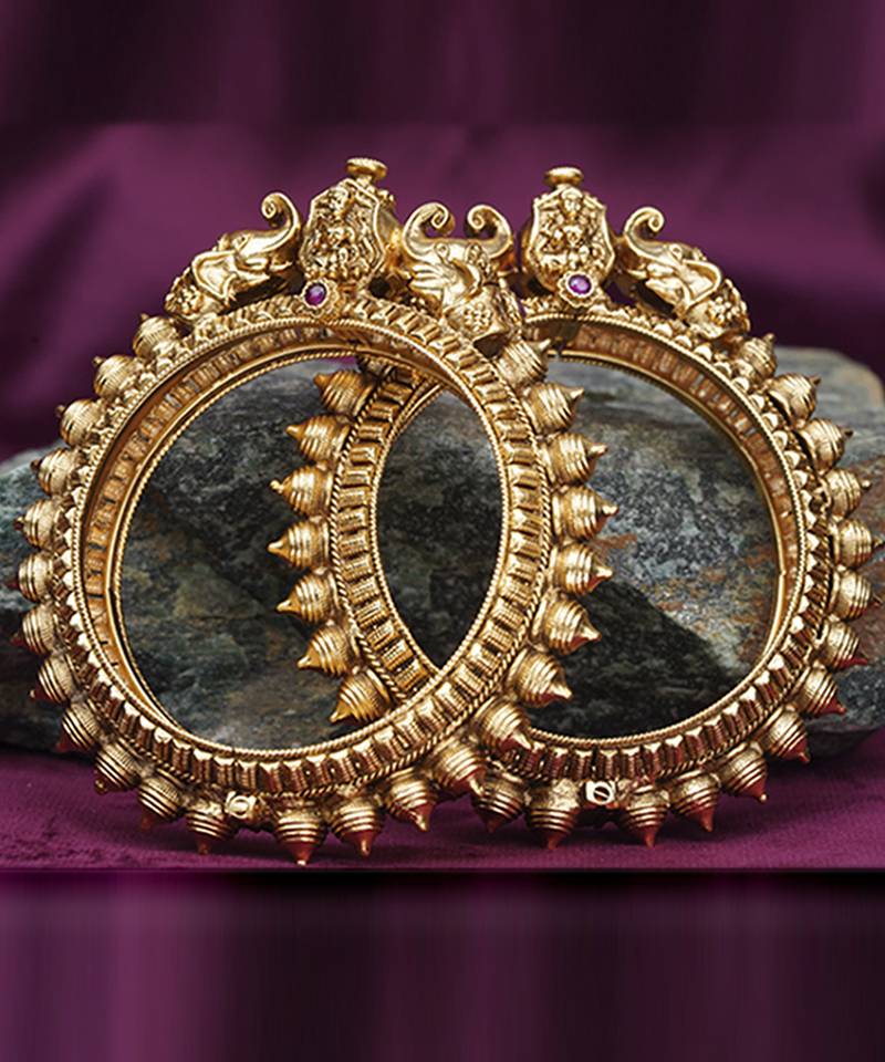 Gold plated bangle