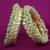 Gold plated Green bracelet