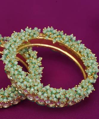 Gold plated Green bracelet 3