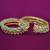 Gold plated Green bracelet