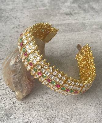 Gold plated Beaded bracelet 1