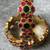 Gold plated Pink stone  bracelet