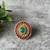 Gold plated multicolor ring