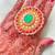 Gold plated multicolor ring