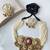 Gold plated temple necklace set