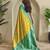 Lime Dual Tone silk blend Saree