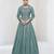DESIGNER SILK WITH SEQUANCE WORK  ANARKALI SUIT