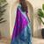 Purple Dual Tone silk blend Saree