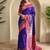 Violet Dual Tone silk blend Saree