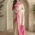 Cream Dual Tone silk blend Saree